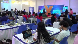 Youth put their tech ideas to the test in Managua heading into KRONOX 2026