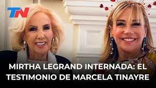 "It's because she's always out and about": Marcela Tinayre's amusing message about Mirtha Legrand...