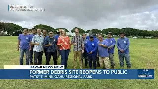 City reopens Central Oahu park used as temporary Kona low debris site