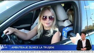 The road from Trușeni to the Chișinău-Ungheni highway puts drivers to the test every day