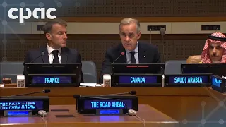 PM Carney speaks at UN event on two-state solution for Israel-Palestine conflict – Sept. 22, 2026