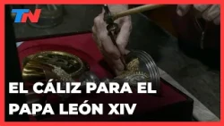 The unique Malvinas detail on the chalice to be gifted to Pope Leo XIV