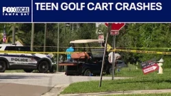 Golf cart crashes involving children