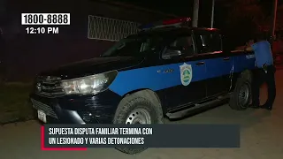 Family altercation ends with man wounded and a hail of gunfire in Managua neighborhood