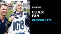 Geelong's oldest fan celebrated with guard of honour | ABC News