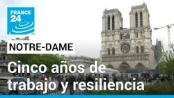 Cinco años después del incendio, Notre-Dame emerge como símbolo de resiliencia • FRANCE 24