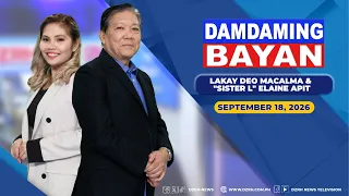 DAMDAMING BAYAN with DEO MACALMA & ELAINE APIT (09/18/2026)