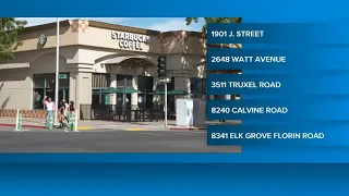 Which Sacramento-area Starbucks stores are closing?