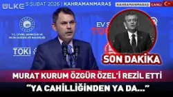 Murat Kurum Özgür Özel'i Rezil Etti! Ya Cahilliğinden Ya da... #Sondakika