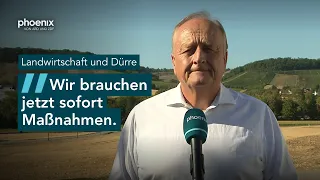Joachim Rukwied (Deutscher Bauernverband e.V.) zur Dürre und der Landwirtschaft | 13.08.26