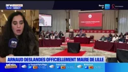 Arnaud Deslandes officiellement élu maire de Lille ce vendredi en conseil municipal