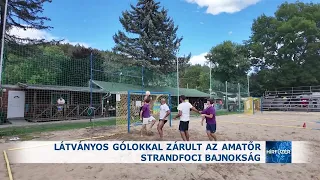 Látványos gólokkal zárult az amatőr strandfoci bajnokság