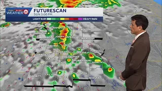 Rain Chance Sunday -HEAT Remains