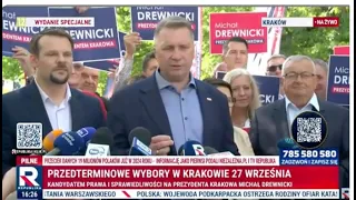 CZARNEK GRZMI W KRAKOWIE: To jest nienormalność w rządzeniu! Czas na powrót do normalności!