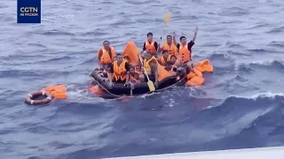 PRC rescues over 40 sailors from sunken Vietnamese vessel in the South China Sea