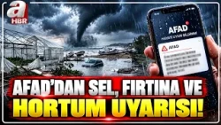 Emergency Alert from AFAD to Adana! Consecutive Notifications Sent to Phones | A Haber
