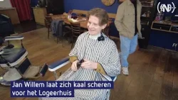 Jan Willem (26) laat zich kaal scheren voor het Logeerhuis: 'Dit is echt niet best'