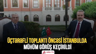 Hakan Fidan pakistanlı həmkarı ilə görüşdü | APA TV