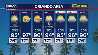 Orlando weather: Storms, showers decrease as temperatures heat up