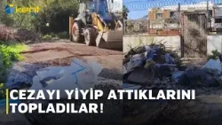 CEZAYI YİYİP ATTIKLARINI TOPLADILAR!