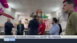 F’Għawdex Alex Borg ifaħħar lill-artisti tal-Karnival F’Għawdex Alex Borg ifaħħar lill-artisti tal-Karnival