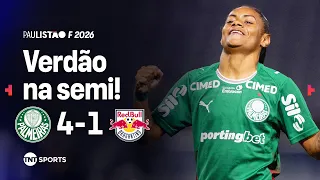 VERDÃO ATROPELA E SE GARANTE NAS SEMIFINAIS! PALMEIRAS 4X1 RB BRAGANTINO