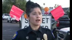 Подозреваемый госпитализирован после обстрела полицейского вертолета в Финиксе в воскресенье утром. Подозреваемый госпитализирован после обстрела полицейского вертолета в Финиксе в воскресенье утром.