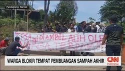 Warga Blokir Tempat Pembuangan Sampah Akhir