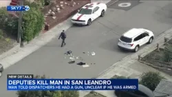 CA Dept. of Justice investigating deadly shooting involving Alameda Co. Sheriff's deputies