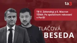 TB V. Zelenskyj a E. Macron, TÉMA: Po spoločnom rokovaní v Paríži