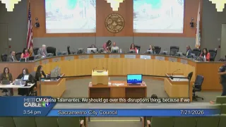 Sacramento leaders caught on hot mic discussing response to council meeting disruptions
