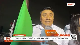 Trujillo: With a Chimú ceremony, Wilmer Sánchez announces his candidacy in La Esperanza