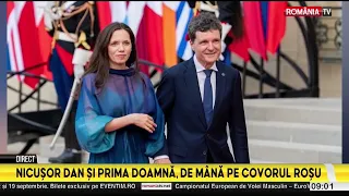 How Mirabela Grădinaru appeared on the red carpet at the dinner hosted by Emmanuel Macron