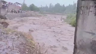 Sukhnag Nallah Swells in Beerwah, Budgam