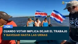 Cuando votar implica dejar el trabajo y navegar hasta las urnas