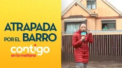 "THE ENTRANCE WON'T OPEN": Olga trapped in her home by the mudslide - Contigo en la Mañana