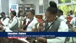 La AIC renforce le département musical du Collège Catts Pressoir avec un don d’instruments La AIC renforce le département musical du Collège Catts Pressoir avec un don d’instruments