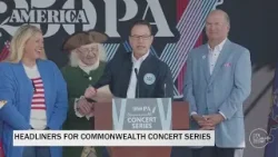 Shapiro announces headliners for Commonwealth Concert in Wilkes-Barre