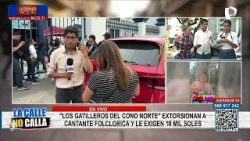 Cantante folclórica denuncia extorsión: le exigen 10 mil soles