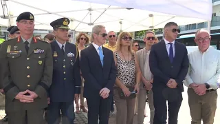 Λάρισα: Τίμησαν τη μνήμη των ηρώων της Κύπρου με επιμνημόσυνη δέηση και κατάθεση στεφάνων