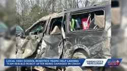 After crash damages robot, KC-area teams rally to help Lansing students compete