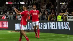 Golo Arthur Cabral: Farense 1-(2) Benfica - Liga Portugal Betclic | sport tv
