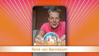 TV Oranje app video message - René van Bennekom
