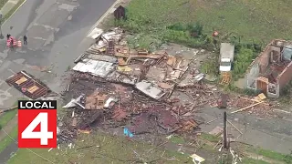 Severe storms hit Metro Detroit, leaving downed trees, damaged homes, 80 traffic lights out