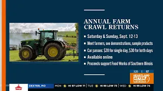 Annual 'farm crawl' returns to southern Ill. Sept. 12-13