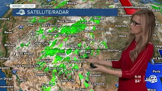 Monsoon rain returns, along with cooler air