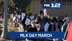 Hundreds of Portlanders march for MLK Day