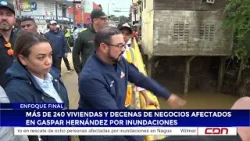 Más de 240 viviendas y decenas de negocios afectados en Gaspar Hernández por inundaciones Más de 240 viviendas y decenas de negocios afectados en Gaspar Hernández por inundaciones