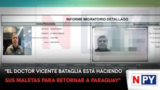 Dr. Vicente Bataglia is packing his bags to return to Paraguay