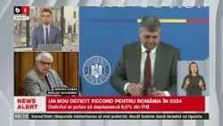 UN NOU DEFICIT RECORD PENTRU ROMÂNIA ÎN 2024_Știri B1TV_16 apr. 2024
